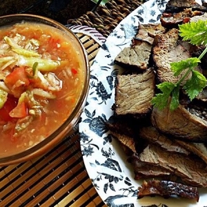 Daging Bakar Air Asam, Menu Mudah dan Sihat