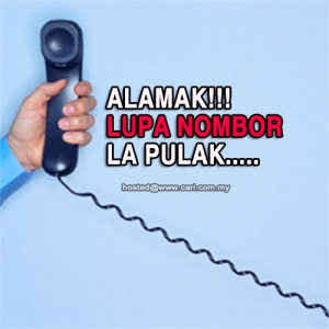 Ingatkah Anda Nombor Telefon Isteri, Suami, Mak Dan Ayah?