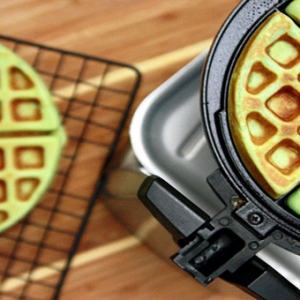 Waffle Pandan Pasti Harum Dan Menyelerakan