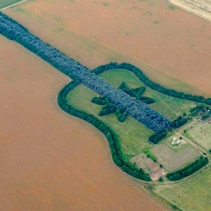 Taman Gitar Gergasi Di Tengah Ladang, Didedikasi Khas Untuk Arwah Isteri