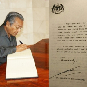 #ThrowBack Surat 1987, Lihat Bagaimana Dr Mahathir Membalas Surat Tersebut