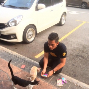 Lelaki Geli Kucing Ini Share Kisah Rezeki Mencurah Lepas Baik Dengan Kucing