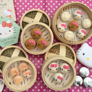 Restoran Konsep Kartun Jepun Ini Sajikan Menu Istimewa Dim Sum Hello Kitty