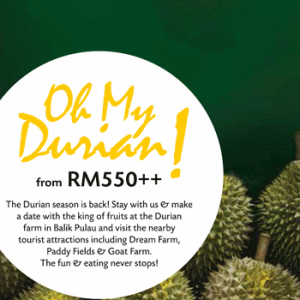 Pakej Melancong Sambil Makan Durian Yang Kenakan Denda Sekiranya Muntah?