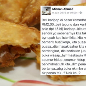 Isteri Pun Penat Berpuasa, Tapi Tetap Layan Kerenah Suami