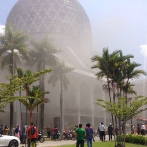 Masjid Sultan Salahuddin Abdul Aziz Shah, Shah Alam Terbakar?