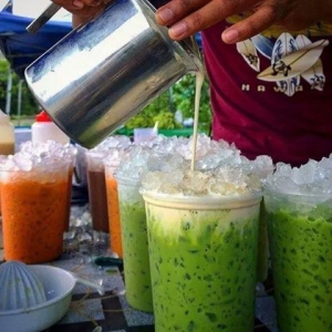 Cara Buat Thai Green Tea Latte Kurang Dari 6 Minit