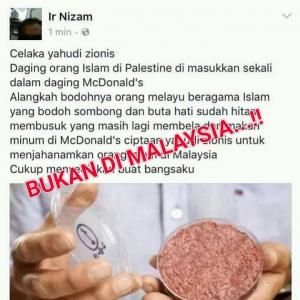 Daging Manusia Ditemui Dalam Pembuatan Daging Burger, Usah Cepat Tertipu!