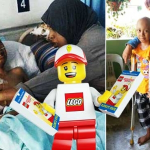 Hajat Kunjungi Legoland Tidak Kesampaian, Netizen Bawa Legoland Ke Rumah Budak Sakit Kanser