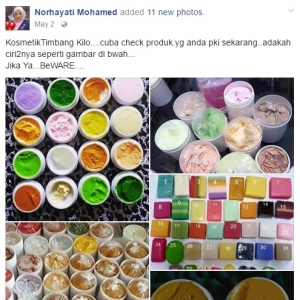 Krim Muka Dijual Secara Timbang Kilo, Penjual Tamak Pembeli Kemaruk?