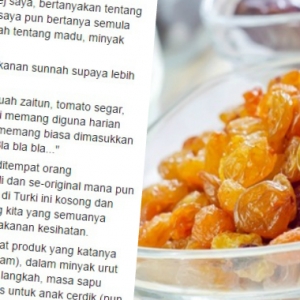 Tetap Jatuh Sakit Ambil Makanan 'Sunnah', Sudah-Sudahlah Menipu!