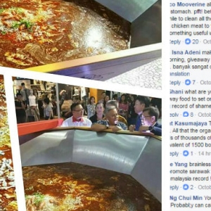 Hidangan Laksa Terbesar Hanya Cipta Rekod Membazir Dalam Malaysia Book Of Records