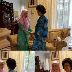 Pertemuan Sayu Tun Siti, Wan Azizah Selepas 18 Tahun