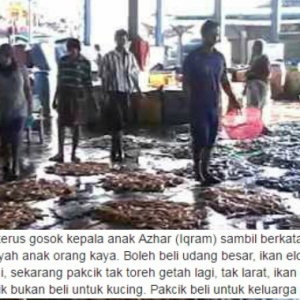 "Ikan Busuk Ini Bukan Untuk Kucing, Tapi Anak-anak Pakcik"