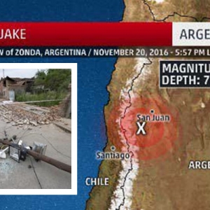 Gempa Bumi Paling Besar Menggegar Argentina Sejak 1980