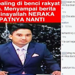 Netizen Doa Penyampai Berita TV3 Masuk Neraka, Patutkah?