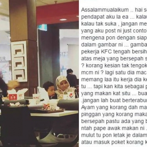 "Janganlah Makan Bersepah" - Netizen Ini Kesal Dengan Adab Masyarakat Malaysia