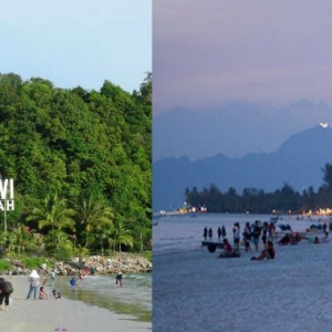 Percutian Meriah Persis Pesta Malam, Hanya Di Pantai Cenang