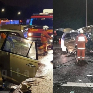 Empat Maut, Seorang Cedera Parah Dalam Kemalangan Di Lebuhraya NKVE