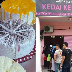 Tular Lagi, Kedai Kek Singgit Jual Sepotong Kek Cuma RM1!