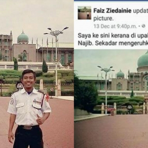 Pak Guard Muat Naik Status Di FB, Dakwa Dirinya Diupah Bunuh PM Najib