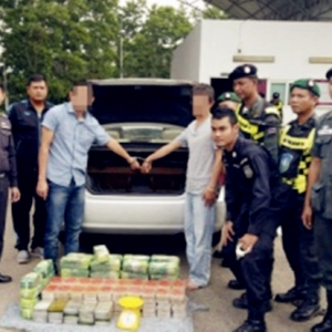 Cuba Seludup Dadah Seberat 93.4 kg, Dua Warga Malaysia Ditahan Di Thailand