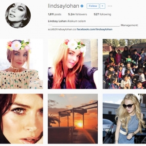 Status Di Instagram Lindsay Lohan Undang Teka-Teki, Sudah Memeluk Islam?