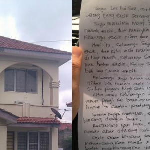 Saya Minta Maaf Sudah Beli Rumah Encik - Surat Lelaki Ini Tular Dan Meruntun Jiwa Netizen