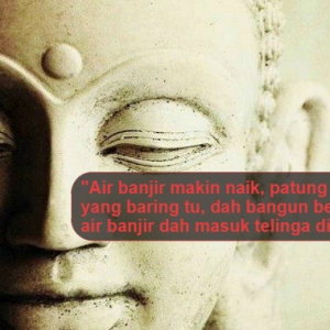 "Air Banjir Masuk Telinga Buddha" Netizen Ini Bangga Hina Agama Lain