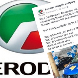 Perodua Nafi Kempen Myvi Percuma Di Laman Facebook