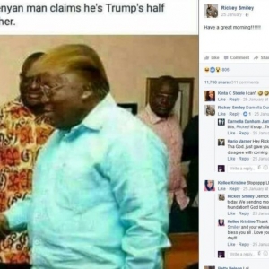 Lawak Pula, Lelaki Serupa Trump Jadi Viral Rupanya Presiden Ghana