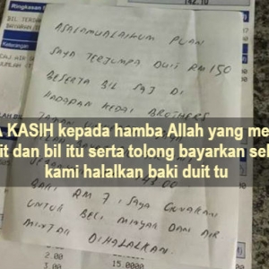 Masih Ada Yang Jujur - Insan Ini Tolong Bayar Bil Yang Tercicir