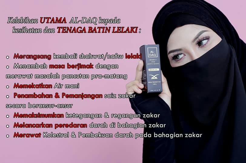 Berniqab , Tudung Labuh Tapi Jual Produk Kuat Seks - Isu 