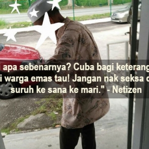 Sibuk Meroyan Di FB Tak Dapat BR1M, Pakcik Ini Lebih Hampa Pulang Tangan Kosong