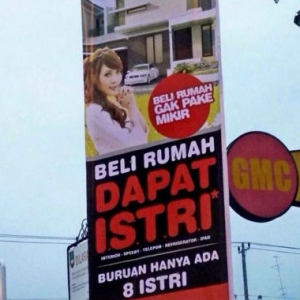 Makin Terdesak, Di Indonesia Beli Rumah Boleh Dapat 'Istri'