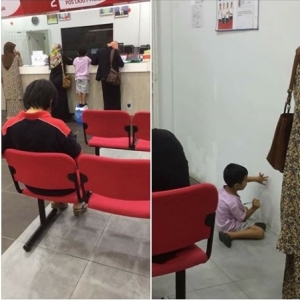 Angin Je Tengok Parent Biar Anak Conteng Dinding Pejabat Pos Ni