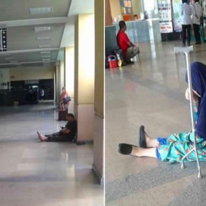 Biarkan Pelawat Hospital Duduk Atas Lantai, Ini Jawapan Doktor Malaysia