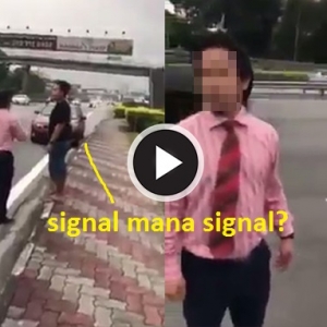 Tak Bagi Lampu Signal Semasa Menukar Laluan, Lepas Tu Salah Kan Orang Yang Langgar