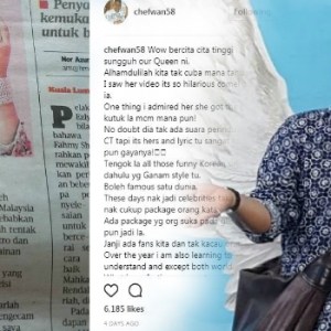 Senangnya Nak Jadi Artis Sekarang Ni, Tak Payah Pakej Yang Penting Gila-gila - Chef Wan