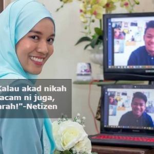 Moden Habis Tunang Guna Laptop, Majlis Wanita Ini Jadi Bualan Netizen