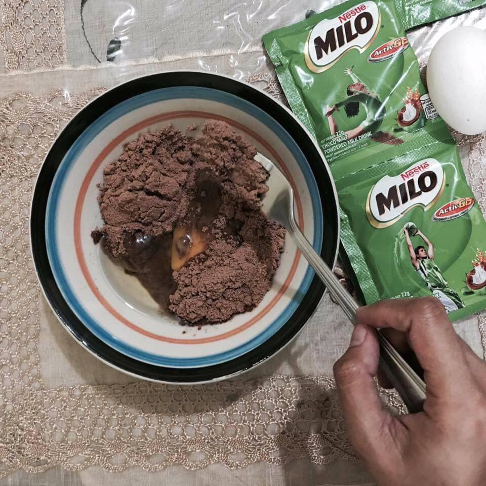 Cara buat kek milo