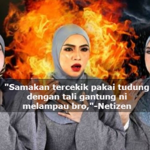 Dah Macam Tercekik Tali Gantung! - Netizen 'Hencap' Iklan Anak Tudung