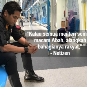 "Abah Balik Kerja Naik MRT Hari Ini" - OOTD 'Poyo' KJ