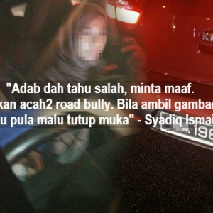 Biadab Punya Perempuan, Acah-Acah 'Road Bully' Pula Dia!