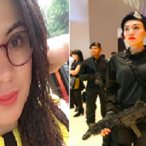 Sukan SEA 2017 : Polis Wanita Cantik Persis Model "Mendunia"  Di Media Sosial
