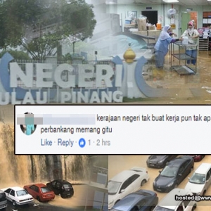 "Ini Semua Salah DAP, Punca Utama Pulau Pinang Banjir" - Netizen Politikkan Isu  Banjir