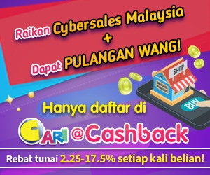 Dapatkan Pulangan Tunai Berganda Di Cari@cashback, Jadilah Kaki Shopping Yang Bijak!