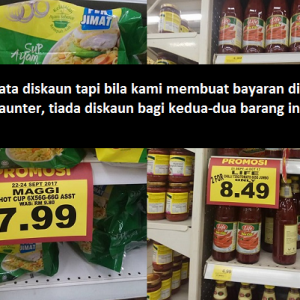 Jangan Lupa Periksa Resit Harga Selepas Beli Barang Promosi, Saya Sudah 3 Kali Terkena