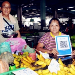 Berniaga Guna Sistem 'Cashless', Penjual Sayur Ini Harap Jadi Inspirasi Buat Peniaga Lain