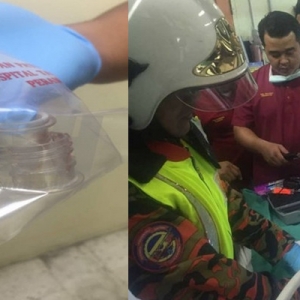 Kemaluan Tersangkut Di Botol, Lelaki Tahan Sakit Lebih 14 Jam